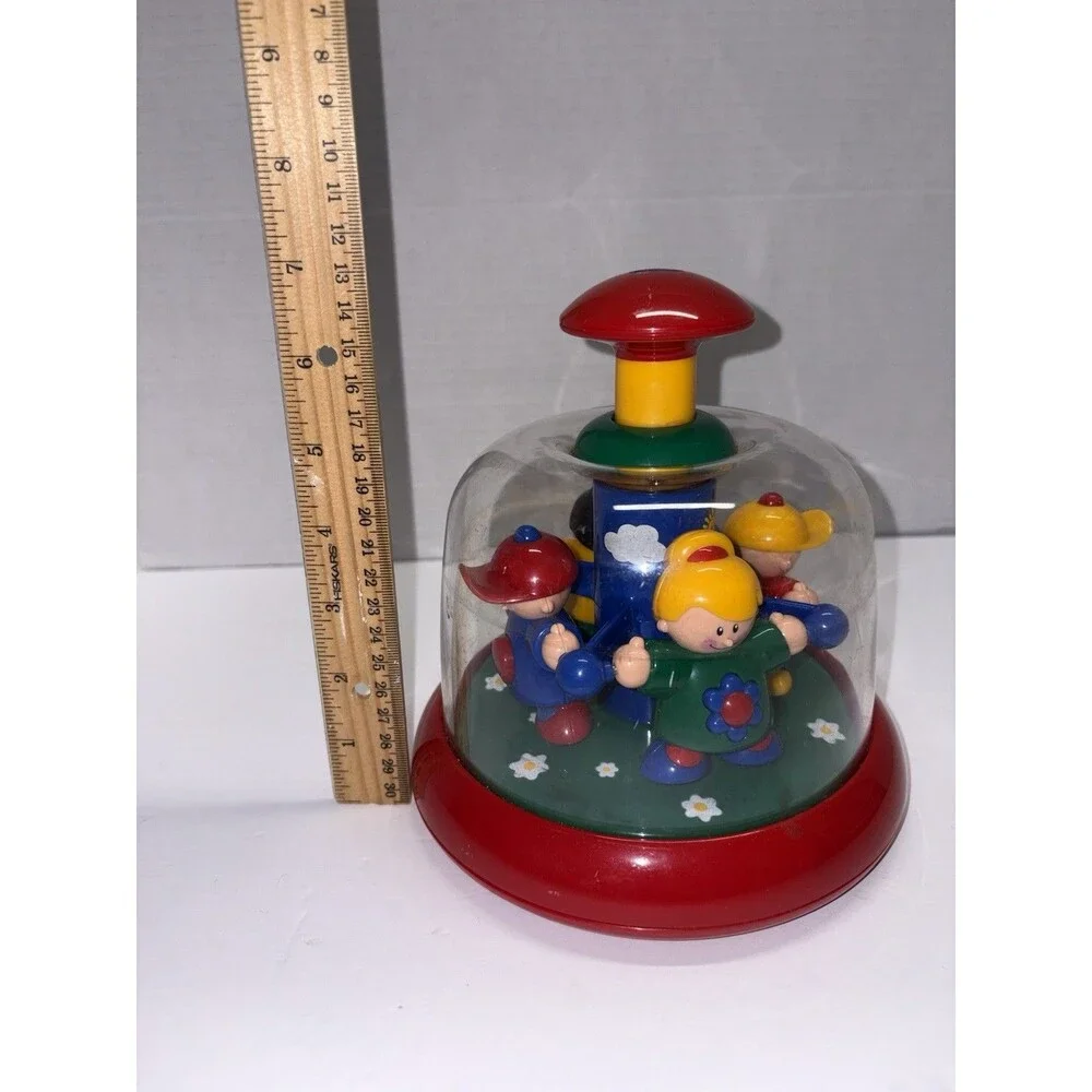 TOLO First Friends Carousel Press Spinning Toy Toddler Baby Einstein 90s